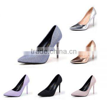 wholesale cheap price pu shoes face leather for women