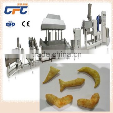 1000kg/h Automatic Extruded Snack Food Fried Wheat Flour Bugle maker