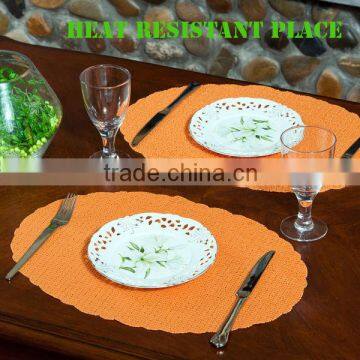 pvc table mat,heat resistant place mats