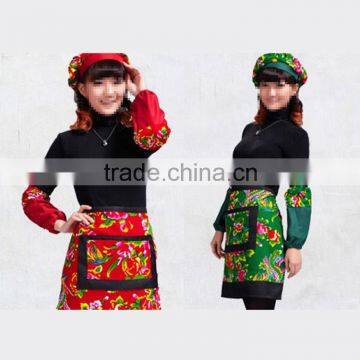 customized printing eco-friendly nail apron hot sale uniform apron with top quality