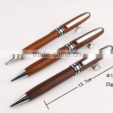 custom red wooden ballpoint pen