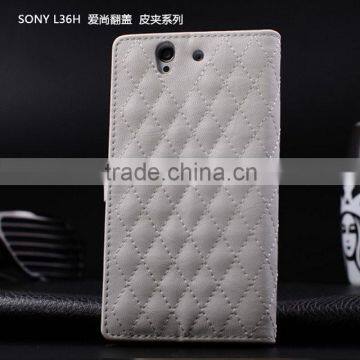 Whosale Sheep Leather Case for Sony L36H photo-5
