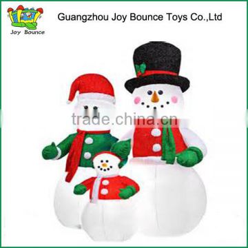 Christmas Airblown Inflatable Snowman Family Yard Decoration