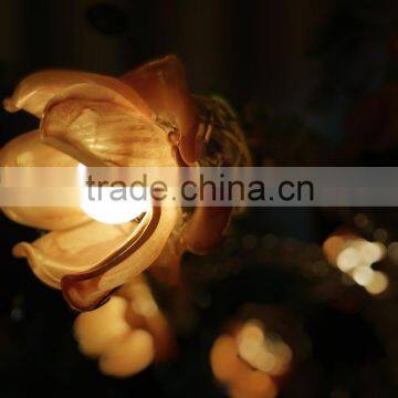 Fully Hand Crafted Flower Shape Crystal Chandelier photo-4