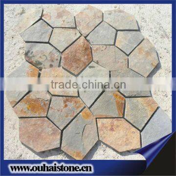 Selling goods with competitive price for clients random rusty thin flagstone slate