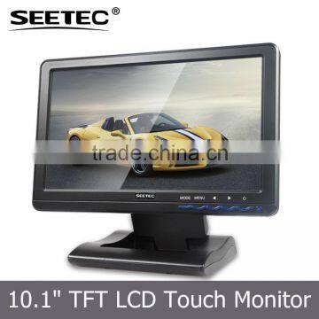 10.1 inch tft lcd panel hdmi vga video input touch screen folded bracket studio monitor