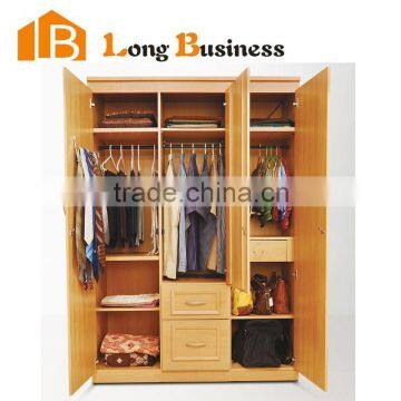 LB-DD3123 Fashion design wardrobe closet solid wood hot sale