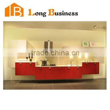 LB-JX1036 new Modern style red high gloss painting kitchen cabinet