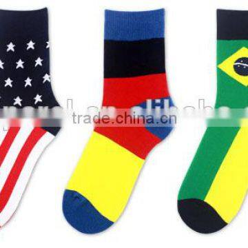 Fashion German National Flag Patterned Pattern socks