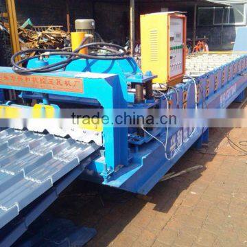 CE ISO Automatic Roof Color Steel Glazed Roof Tile Machine