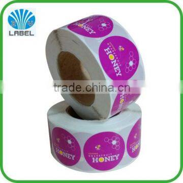 waterproof adhesive vinyl label customized printed vinyl label roll