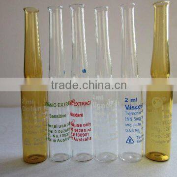 20ml ampoules with blue dot pringting ampoule ISO approved manufacturer