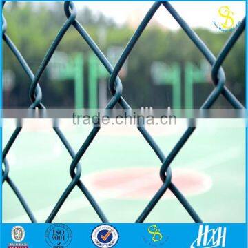 Guangzhou 2016 hot sale galvanized heavy protecting iron wire chain link fence, pvc coated chain link fence for sale factory                        
                                                Quality Choice