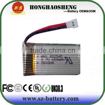 852540 3. 7v 650mah Syma X5C/X5A/F5C Battery