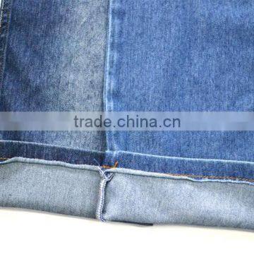 54%cotton 36%polyester 10%spandex 315gsm Twill Indigo Knitted Denim photo-2
