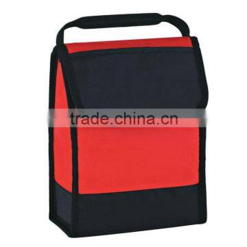 Folding Identification Lunch Bag-Red