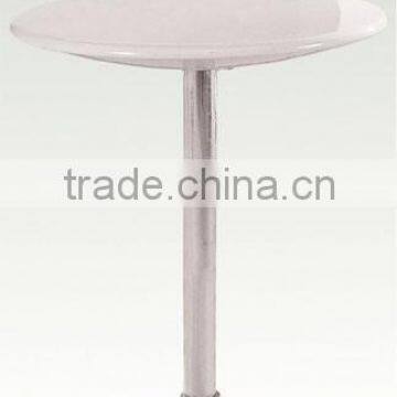 Plastic Round Top Chromed base Bar table