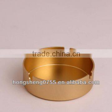 Windproof Round Shaped Aluminum Ashtray For Cigarette With Two Size Available