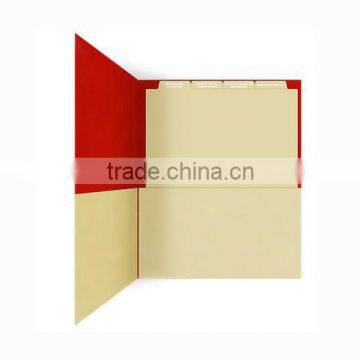 A4 two pocket high quality presentation folder printing