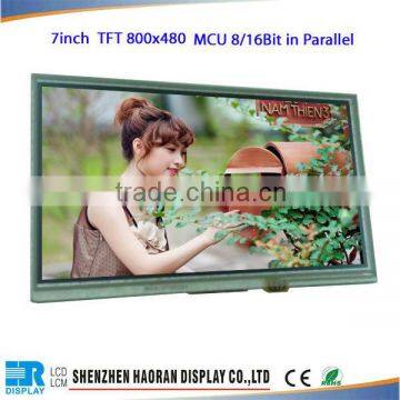 7inch TFT LCD display Module with SSD1963 lcd controller board with touch panel 7" tft lcd module