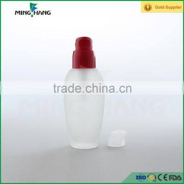 Hot sale 35ml lotion glass bottle frosted glass packaging for cosmetic