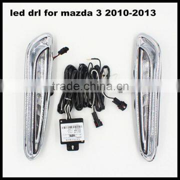 car led drl daytime running lightfor mazda 3 white led daytime running lights drl for mazda 3 2010-2013