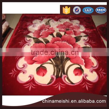 Professional Factory Sale Floral printed Super soft Mink blanket