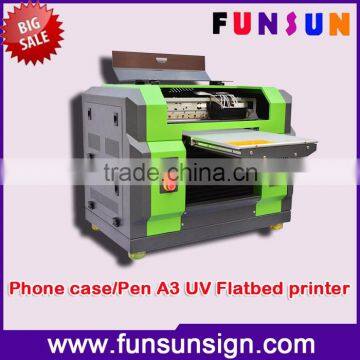 Top selling A3 size dx head led uv flatbed printer KT board printer glass printer