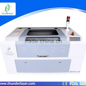 water colled and auto focus laser cut machine mini60 paper cutter
