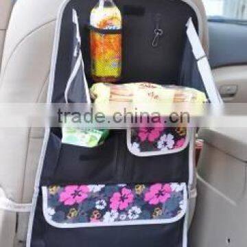 Economic Car seat Organizer with colourful printing flowers