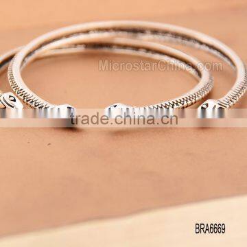 European and American punk personality snake alloy bracelet