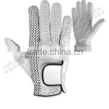 White Black Golf Gloves