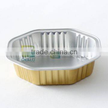 Square Smoothwall Foil container for Ready-meal