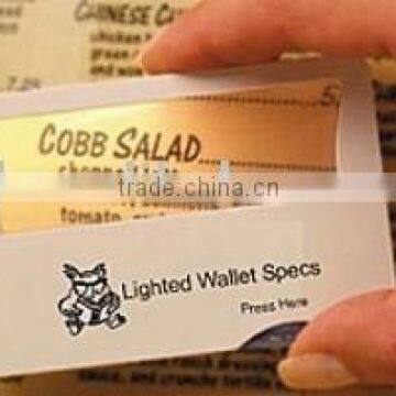 Led Card Magnifier/credit card magnifier/light magnifier/card magnifier/magnifying card