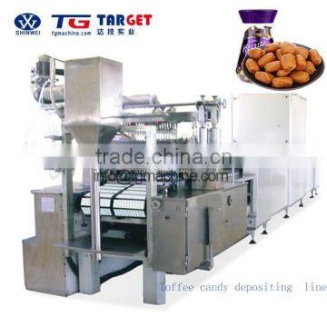 Toffee candy depositing line