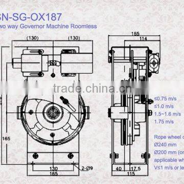 elevator speed controller safe and cheap overspeed governor