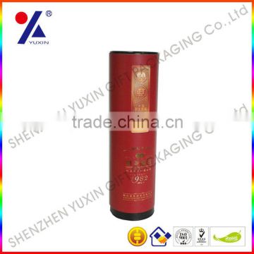 customized Tube package box for wine ,luxury wine tube package design ,customized logo