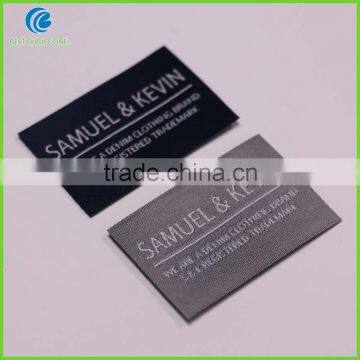 Fashion Custom Woven Personalized Sewing Cotton Washable Fabric Label photo-3