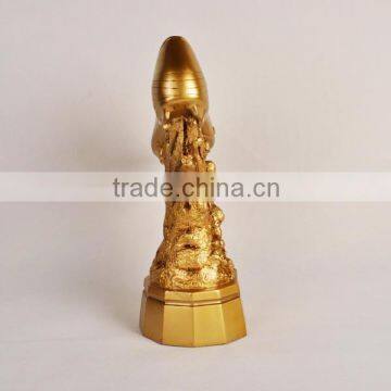 Large Middle Small Golden Soccer Shoe World Cup photo-4