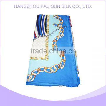 Top Designer 100% Silk Square Scarf for Women