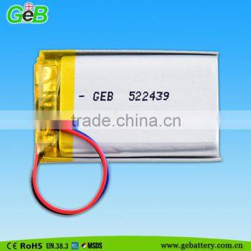 Hot Sales Li-Polymer 3.7V 400mAh Battery for Electric Marking Machine