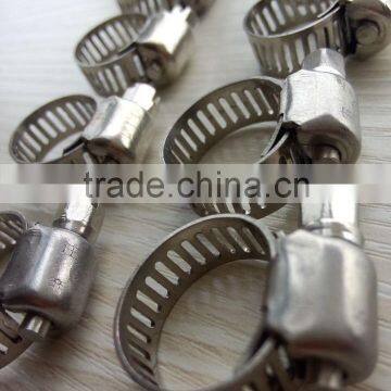 Stainless steel Worm drive hose clip