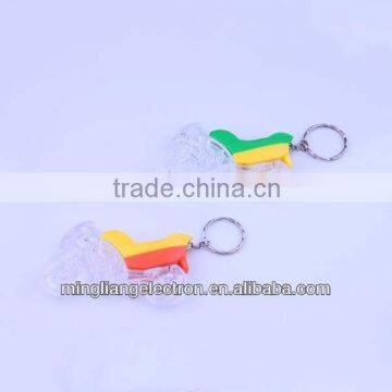 Motor shape flashing keychain for promotion