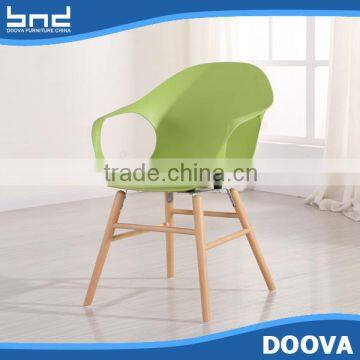 New design wood legs living room PP chair