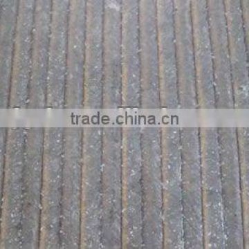 Bimetallic abrasion resistant compound plate