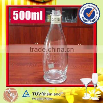 Custom design 500ml high flint glass soap foam pump bottle                        
                                                                                Supplier's Choice