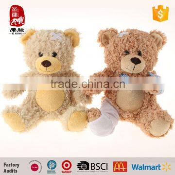 Manufacturer Creative design Wounded teddy bear toys & Patch teddy bear toys