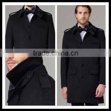 Bespoke mens wool cashmere overcoat