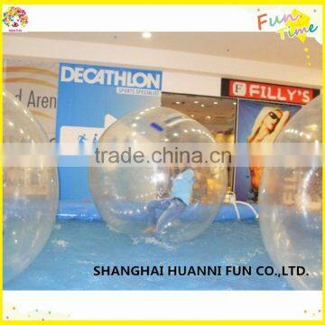 2015 customized color TPU 1.0mm walking water ball price