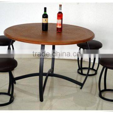 metal high wine bar table and stools